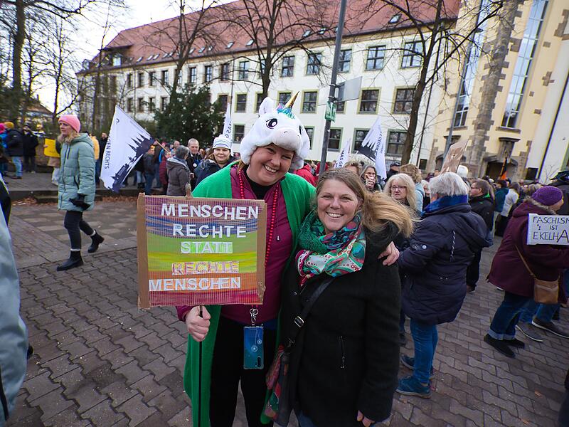 Demo f&uuml;r Demokratie in ForchheimDemo f&uuml;r Demokratie in Forchheim