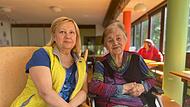 Unterkunft für Geflüchtete Bubenreuth Nataliia Markova ist 2022 mit ihrer pflegebedürftigen Mutter Valentina Siwotchub aus der Ukraine geflohen. Weil die Unterkunft in Bubenreuth geschlossen wird, stehen Tochter und Mutter nun vor einem umgewissen Umzug.