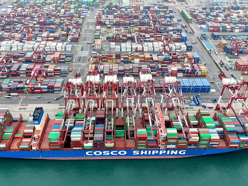 Containerhafen von Qingdao
