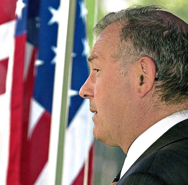 G&uuml;nther Beckstein (CSU) war von 1993 bis 2007 bayerischer Innenminister. Am ersten Jahrestag des Attentats sprach vor dem US-Generalkonsulat in M&uuml;nchen. dpa-Archiv