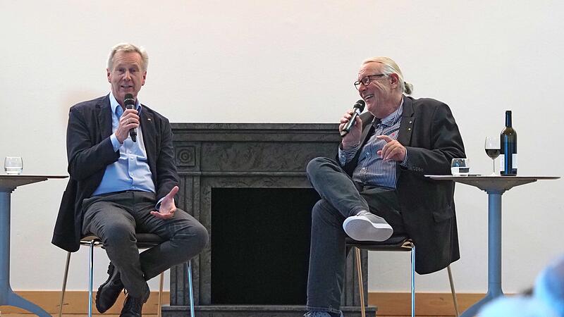 Kamingespr&auml;ch Norbert Kastner und Christian Wulff