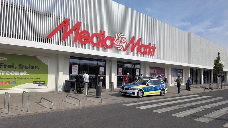 Mediamarkt Bamberg Polizeieinsatz