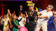 Thomas Eck rockte ein letztes Mal als Präsident die Bühne bei einer Prunksitzung. Am Samstag kündigte er an, bei den Neuwahlen im Herbst nicht mehr für das höchste Amt im Coburger Fasching zu kandidieren.
