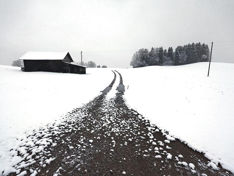 Neuschnee im S&uuml;den