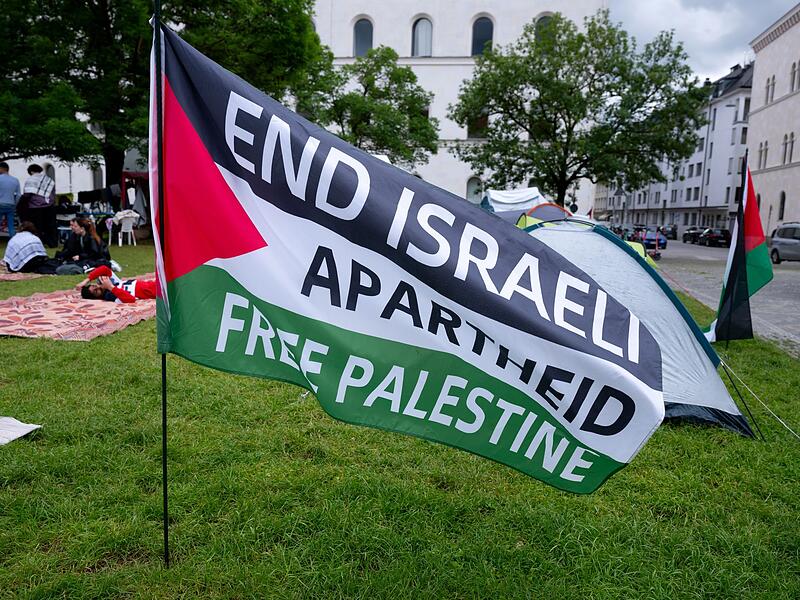 Pro-Palästina-Protestcamp - München Pro-Palästina-Protestcamp - München