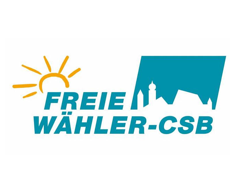 2025 sind die Christlich-Sozialen B&uuml;rger (CSB) dem Landesverband der Freien W&auml;hler (FW) beigetreten. Das Logo wurde daraufhin ge&auml;ndert, aber die Veste ist geblieben.