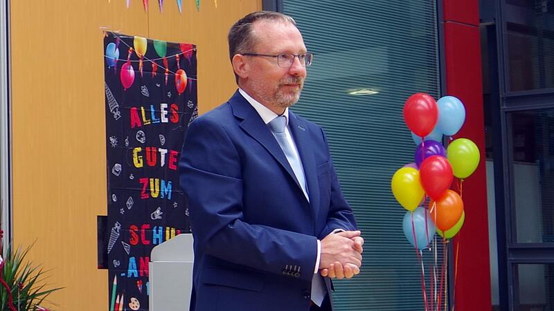 Ulrich Moritz, der neue Schulleiter der  Maximilian-Von-Welsch-Schule.