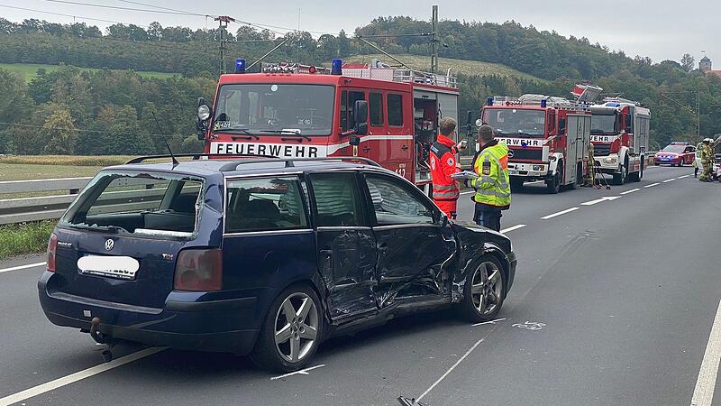 Frontalzusammenstoß auf der B85