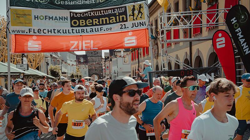 Ausgebucht war der Flechtkulturlauf in Lichtenfels. Von 600 gemeldeten Sportlern gingen letztlich 534 an den Start.