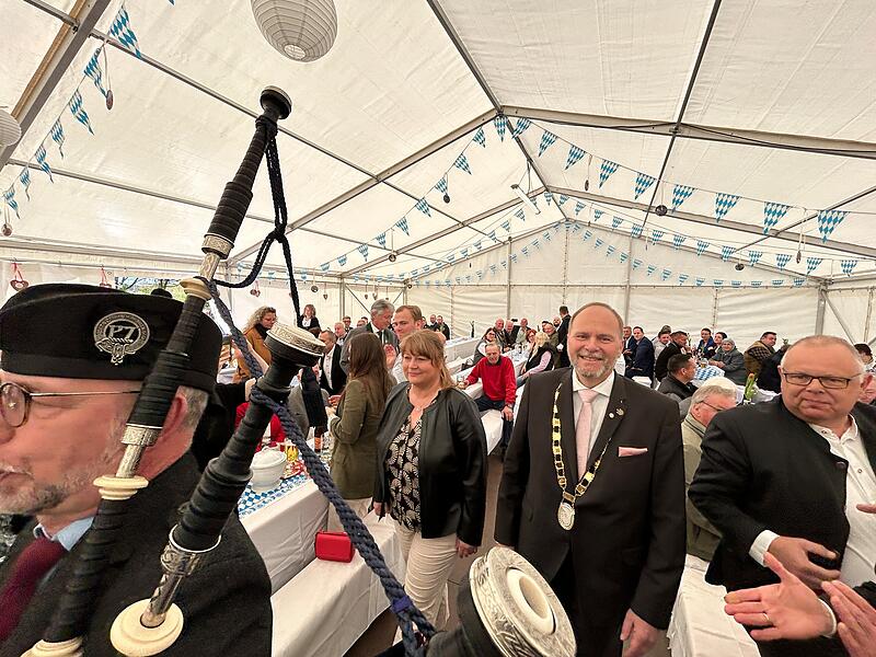 Verabschiedung von B&uuml;rgermeister Bernd Reisenweber in Ebersdorf bei Coburg