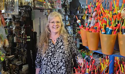 Der Abverkauf in Petra Röckeleins Anglergeschäft in Baiersdorf läuft bis zum 9. Mai. Der Abverkauf in Petra Röckeleins Anglergeschäft in Baiersdorf läuft bis zum 9. Mai.