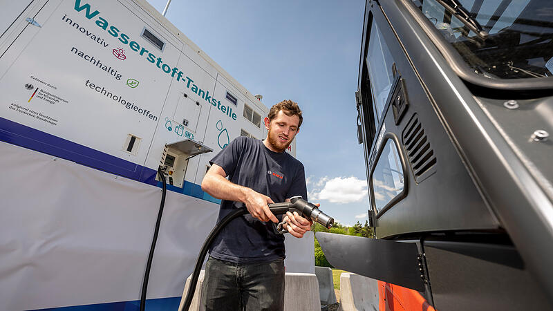 Wasserstoff-Tankstelle der Firma Bosch