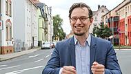 Tobias Peterka, der Direktkandidat der AfD im Wahlkreis BayreuthForchheim & Fränkische Schweiz