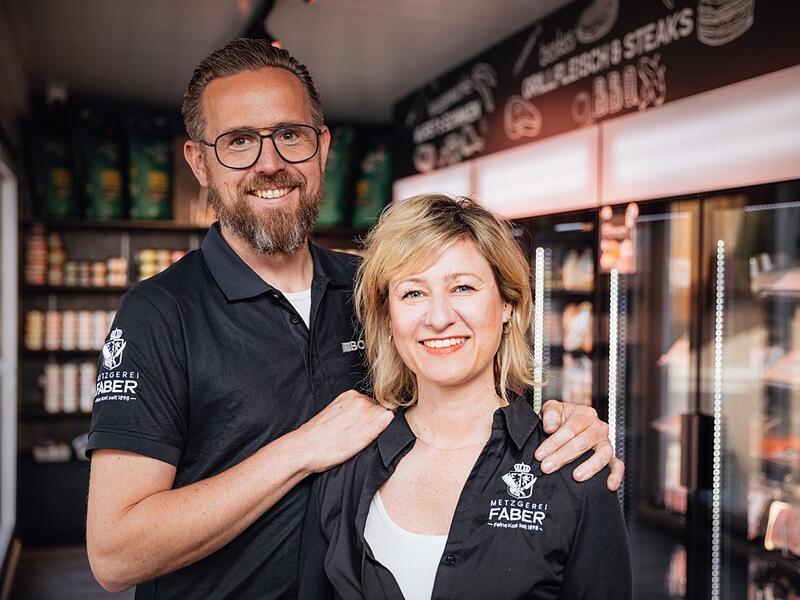 Das Unternehmerpaar Thomas Faber und Johanna Nemeth