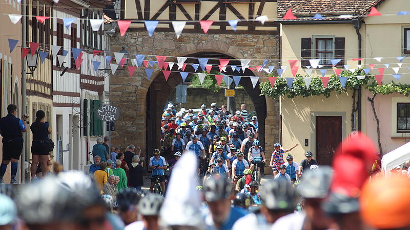 Die BR-Radltour machte auf der letzten Etappe Mittagspause in Prichsenstadt.1327253