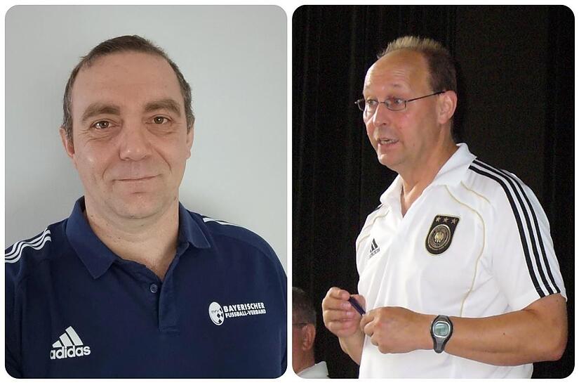 Harald Griebel (links) will neuer Kreisvorsitzender im Kreis Bamberg-Bayreuth-Kulmbach werden und tritt beim  Kreistag am 3. April gegen Amtsinhaber Manfred Neumeister (rechts) an.