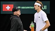 Boris Becker und Alexander Zverev