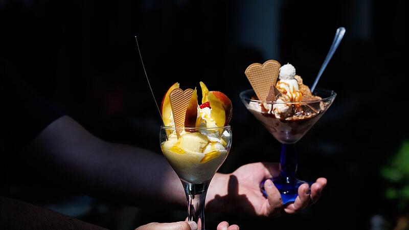 Vor allem Fruchteis ist bei  Besuchern besonders beliebt, berichten Eisdielenbesitzer.