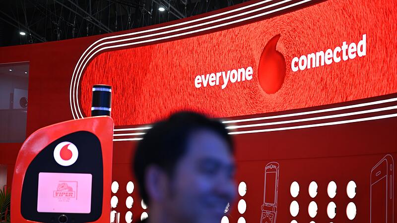 Vodafone-Messestand Vodafone-Messestand