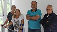 Vier der Mieter an der Regnitzstra&szlig;e, die ihrem &Auml;rger mehr und mehr Luft machen (von links): Hildegard Fischer, Waltraud Limbrunner, Bilal Basic  und Yalcin Demir,Forchheim & Fr&auml;nkische Schweiz