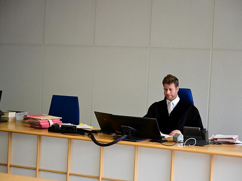 Strafrichter Johannes Obenauf kurz vor Beginn des Prozesses