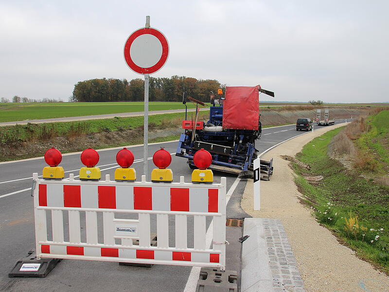 Neue Trasse der Staatsstra&szlig;e 2205 zwischen Coburg und Wiesenfeld