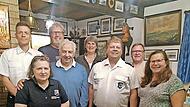Nach der Wahl (von links): Mike Mehrländer, Renate Walther-Petrojannis, Peter Schulte, Paul Petrojannis, Claudia Schulte, Martin Weiskopf, Wilhelm Bohn und Heidi Umek.