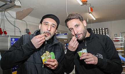 Luigi und Giovanni ScarcellaEismanufaktur