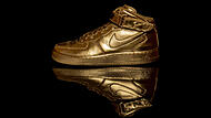 Nike Air Force One Custom gold