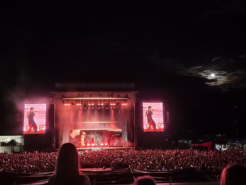 Wincent Weiss beim Open Air in Bad Kissingen