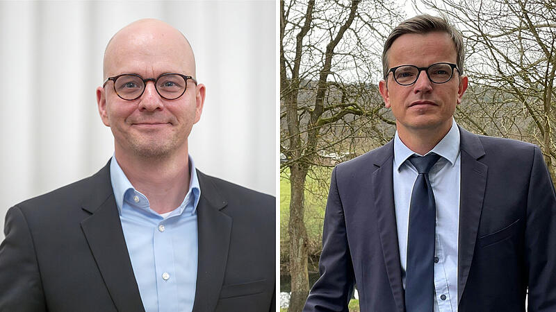 Treten in der Wahlarena an: Dirk Vogel (links) und Andr&eacute; Kiesel