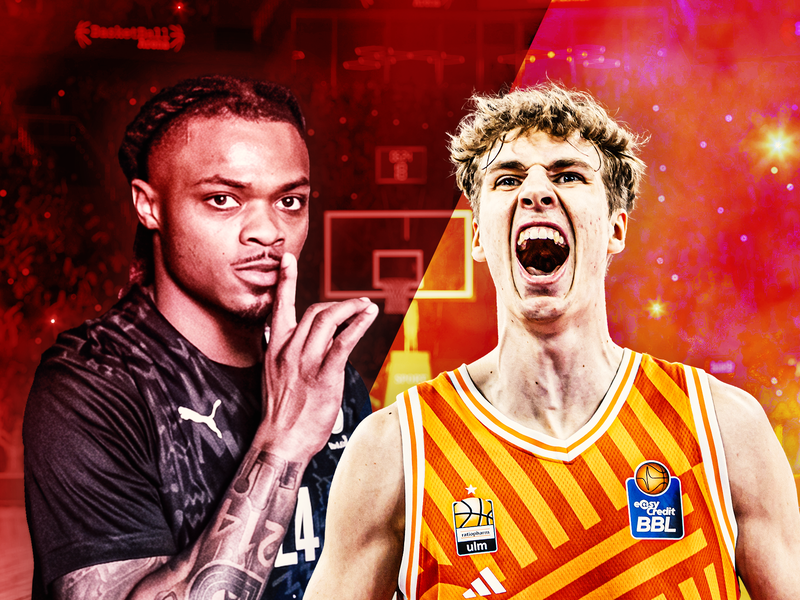 Zwei Schl&uuml;sselspieler vor dem Play-off-Viertelfinale: Bambergs Cobe Williams (l.) und Ulms Tobias Jensen.