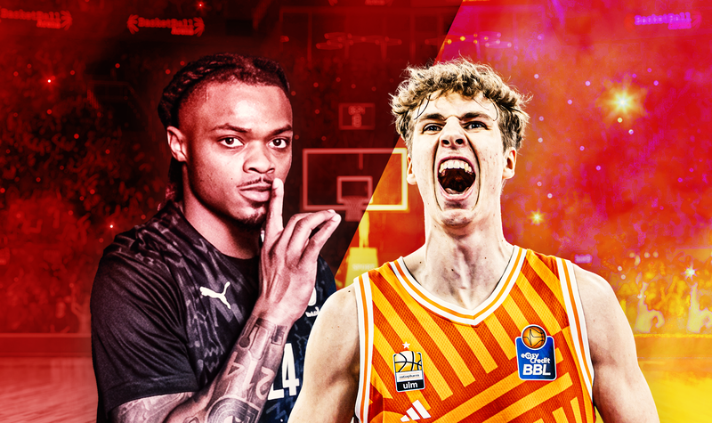 Zwei Schl&uuml;sselspieler vor dem Play-off-Viertelfinale: Bambergs Cobe Williams (l.) und Ulms Tobias Jensen.