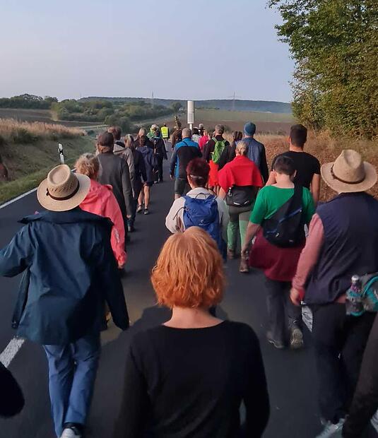 Auch viele neue Pilger kamen heuer dazu.