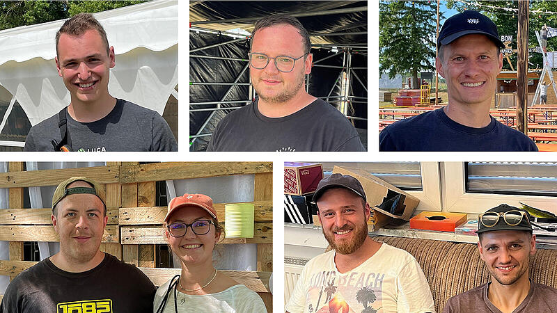 Das Festival-erfahrene „Ab geht die Lutzi“-Team verrät seine Tipps und Tricks für ein gelungenes Festival-Erlebnis. (oben, v. l.) Luca Wilm, Julius Erhard, Christian Stahl, (unten, v. l.) Maximilian Bauer, Denise Bauer, Tobias Seifert, Lukas Erhard. Das Festival-erfahrene „Ab geht die Lutzi“-Team verrät seine Tipps und Tricks für ein gelungenes Festival-Erlebnis. (oben, v. l.) Luca Wilm, Julius Erhard, Christian Stahl, (unten, v. l.) Maximilian Bauer, Denise Bauer, Tobias Seifert, Lukas Erhard.