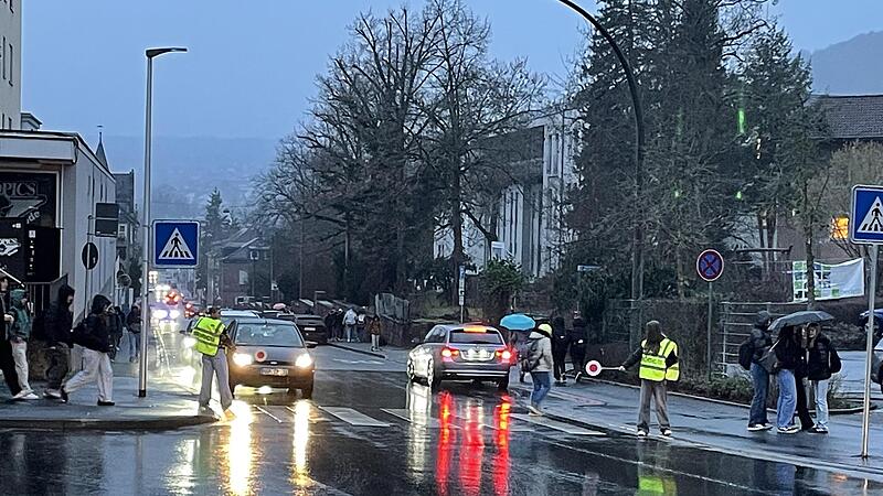 Die Maxstra&szlig;e Bad Kissingen wird auf H&ouml;he der Realschule ab Montag, 17. Januar, voll f&uuml;r den Verkehr gesperrt.