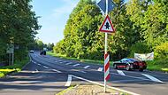 Wer hat hier wo Vorfahrt? Die Polizei klärt die Frage. Wer hat hier wo Vorfahrt? Die Polizei klärt die Frage.