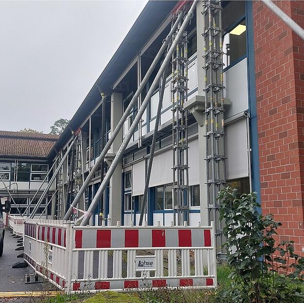 Neues Berufsschulzentrum in Herzogenaurach: Bald ist Teil 1 des Bauprojekts  in Herzogenaurach fertig.