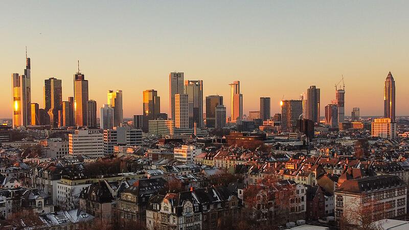 Skyline in Frankfurt