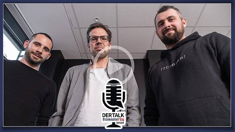 FT-Sportredakteur Maximilian Glas (Mitte) begrüßte in der vierten Folge von FT Sport - Der Talk die beiden Basketball-Trainer Mark Völkl (links) und Patrick Seidel Moderator Maximilian Glas (Mitte) begrüßte in der vierten Folge von FT Sport - Der Talk die beiden Basketball-Trainer Mark Völkl (links) und Patrick Seidel