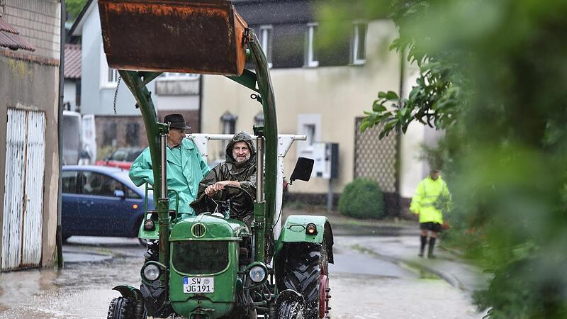 Beim Hochwasser im Juli 2021 war Knetzgau überflutet.