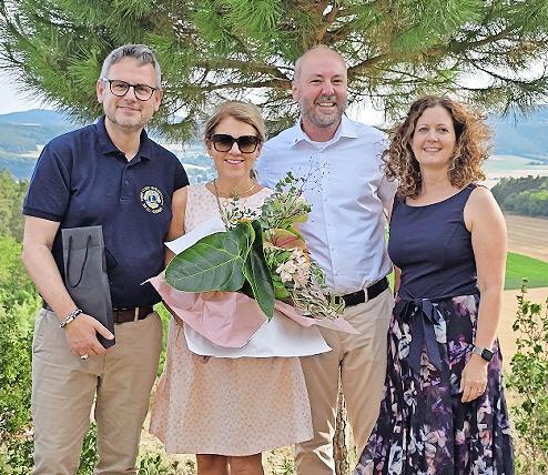 Wechsel beim Lions-Club Hammelburg-Bad Brückenau: auf Heiko Weidenthaler (links) folgt Matthias Graeber (2. v. r.).