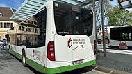 Ein Bus am Forchheimer ZOB