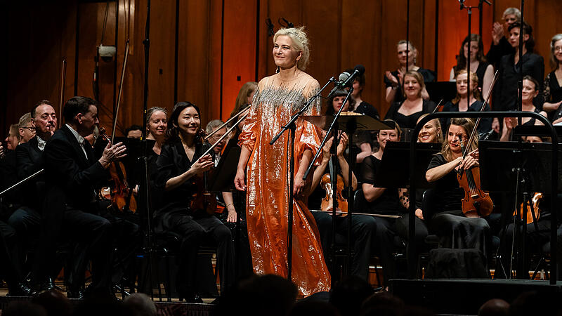 Sogar vom BBC Symphony Orchestra gab es Applaus f&uuml;r Martina Gedeck als Erz&auml;hlerin in "Ein Sommernachtstraum".
