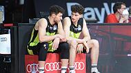 Kevin Wohlrath (links) und Kay Bruhnke trugen in der vergangenen Saison noch beide das Medi-Trikot. Wohlrath tat der Wechsel nach Bamberg gut, wo der gebürtige Berliner zum Leistungsträger reifte. Auch Bruhnke bekommt vom neuen Bayreuther Trainer ...