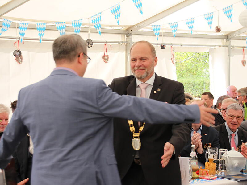 Verabschiedung von B&uuml;rgermeister Bernd Reisenweber in Ebersdorf bei Coburg