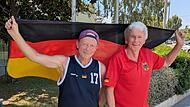 Vertraten Deutschland bei der Seniorenbasketball-EM: Die Bamberger Rainer Schabacker (links) und Bertram Wagner. Vertraten Deutschland bei der Seniorenbasketball-EM: Die Bamberger Rainer Schabacker (links) und Bertram Wagner.