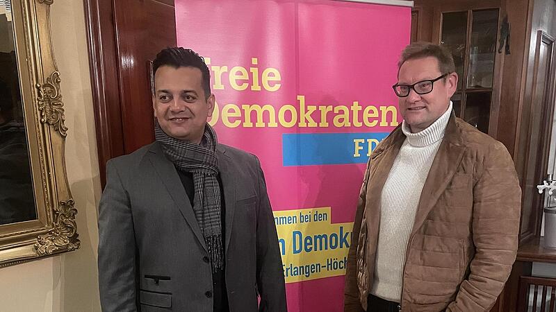 Direktkandidaten der FDP: Boulent Ekrem und Oliver Rath.