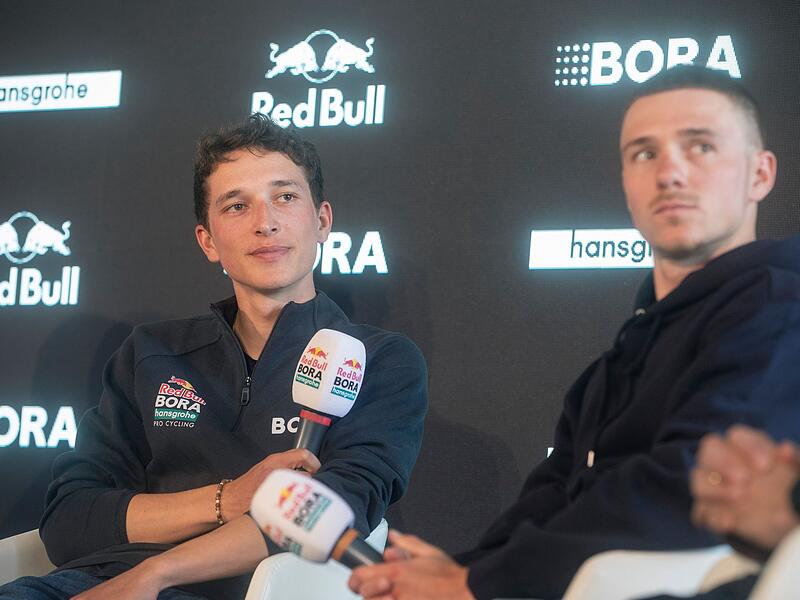 Florian Lipowitz und Remco Evenepoel Florian Lipowitz und Remco Evenepoel