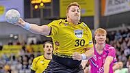 Einer der Effektivsten der 2. Bundesliga: Nils Röller vom HSC 2000 Coburg. Sein Vertrag wurde bis Juni 2028 verlängert. Einer der Effektivsten der 2. Bundesliga: Nils Röller vom HSC 2000 Coburg. Sein Vertrag wurde bis Juni 2028 verlängert.